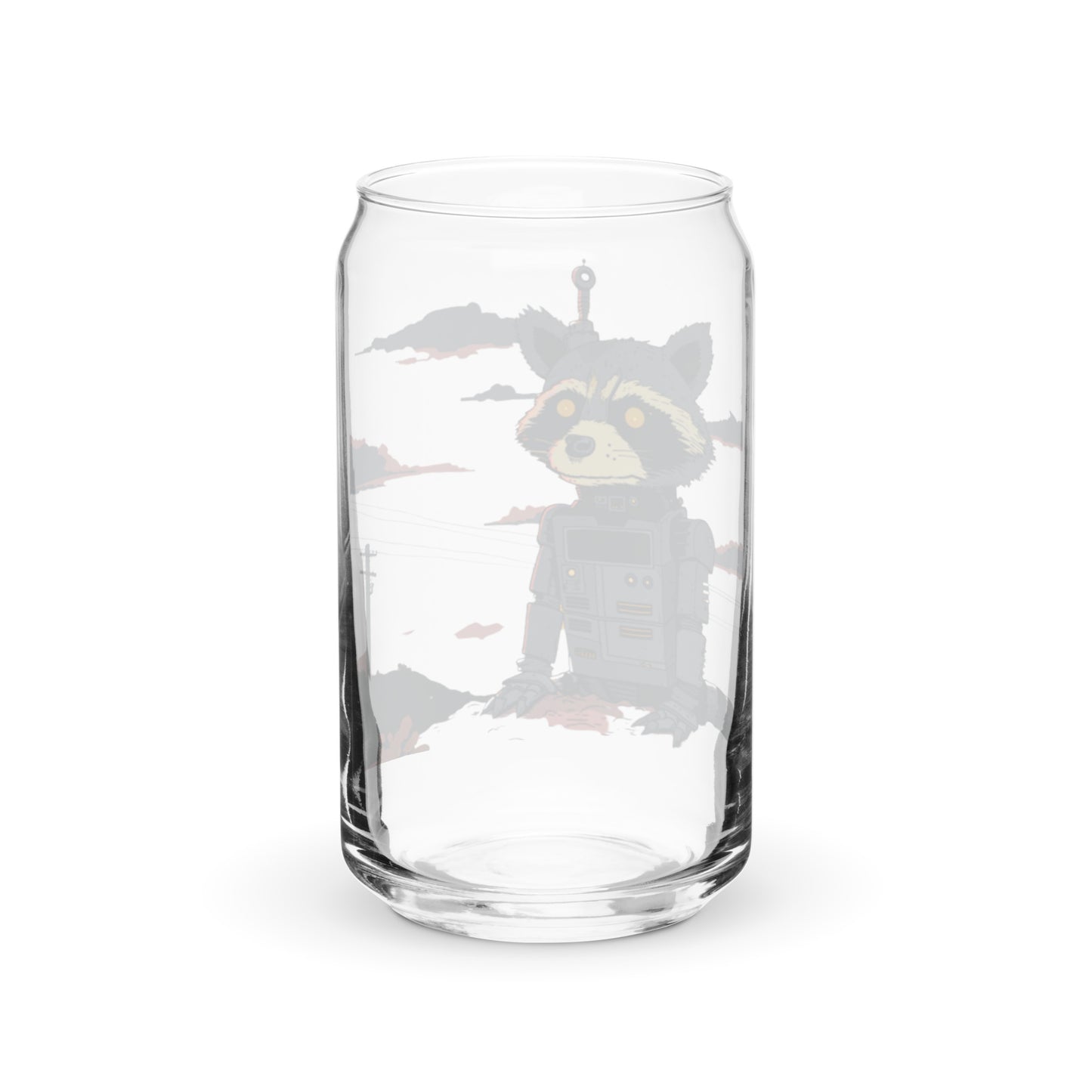 Trash Compactor | 16 oz. Can-Shaped Beverage Glass | yeewfinder