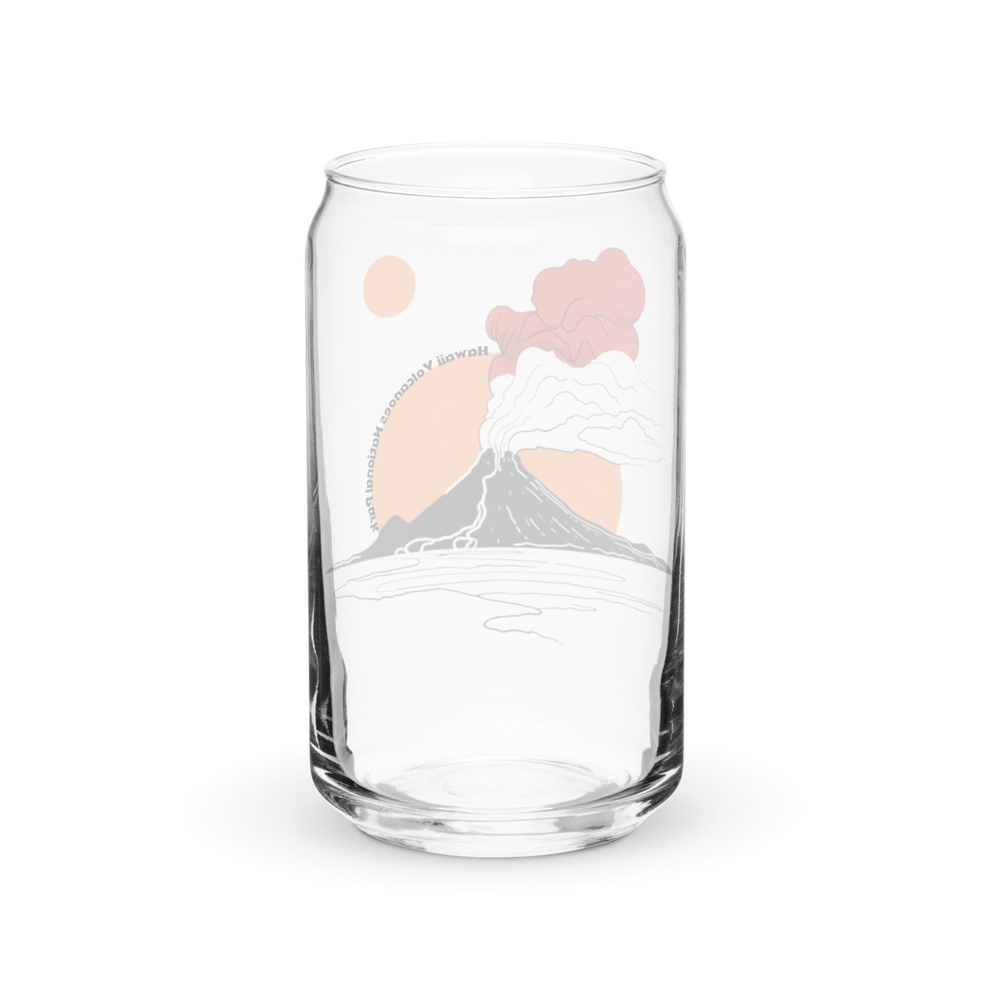 Hawaii Volcanoes National Park | 16 oz. Can-Shaped Beverage Glass | yeewfinder