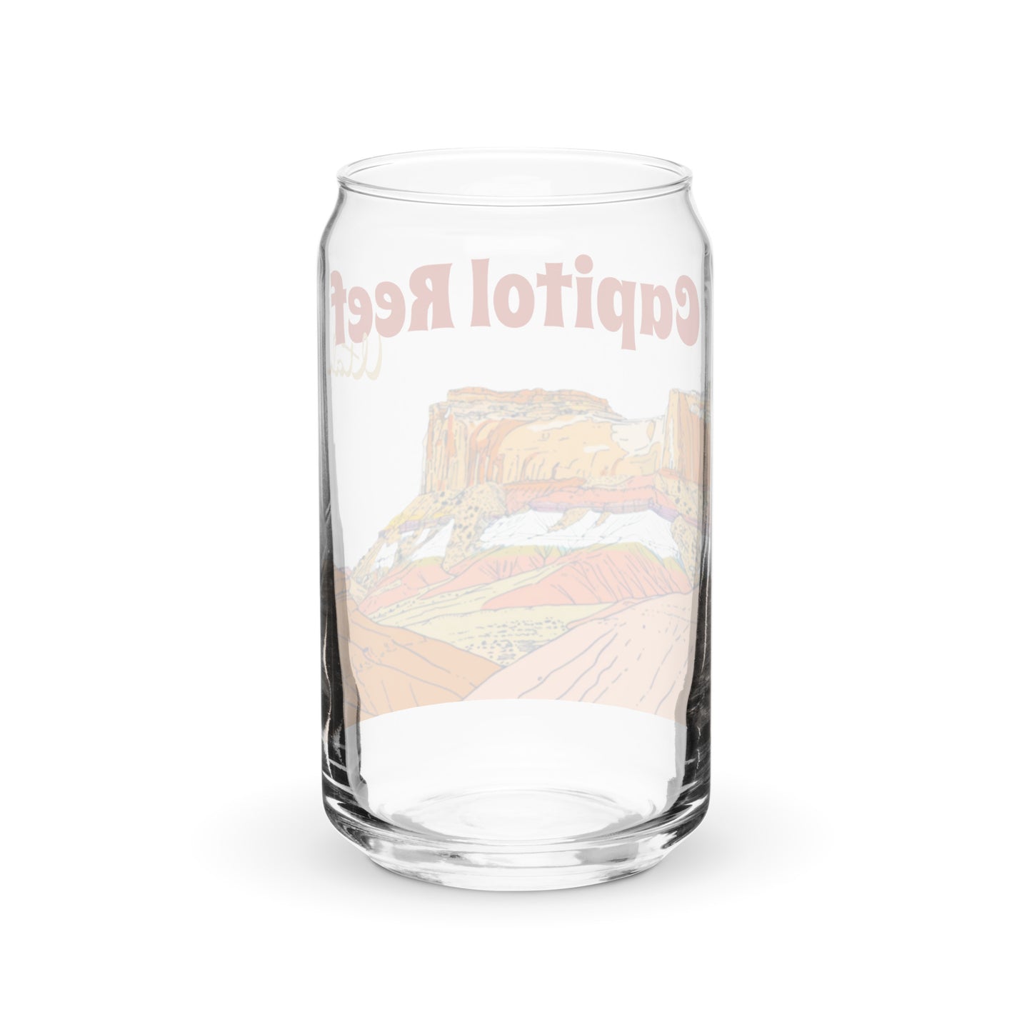 Capitol Reef National Park | 16 oz Can-Shaped Beverage Glass | yeewfinder