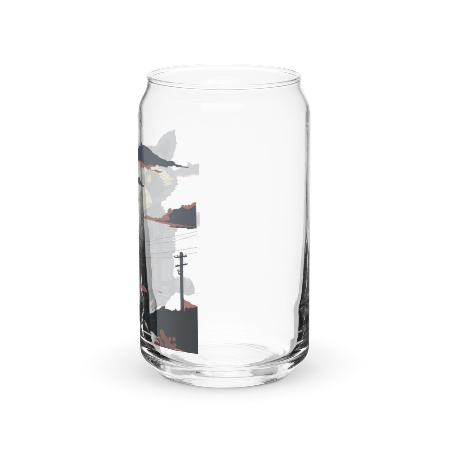 Trash Compactor | 16 oz. Can-Shaped Beverage Glass | yeewfinder