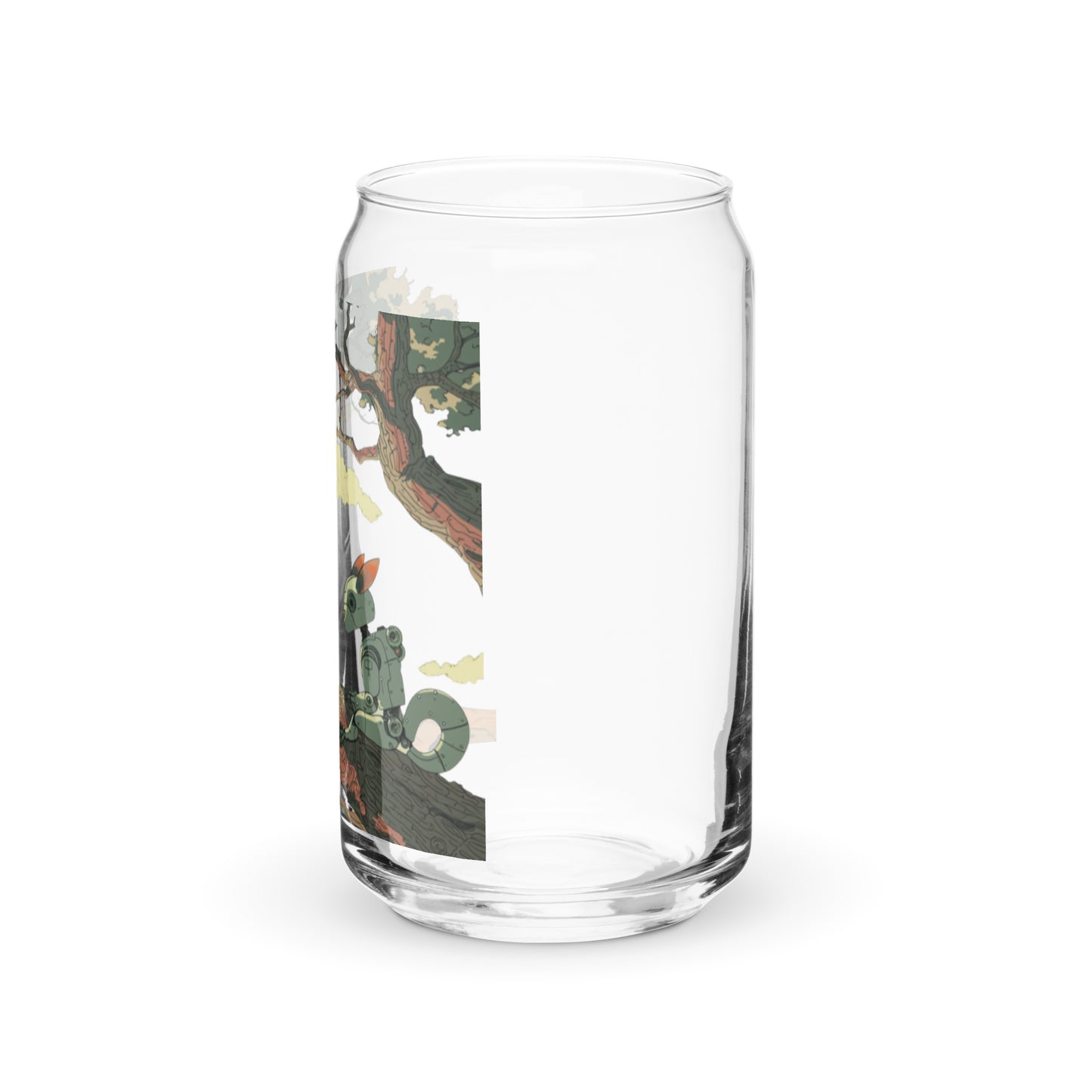 Sqrl-tron | 16oz. Can-Shaped Glass | yeewfinder