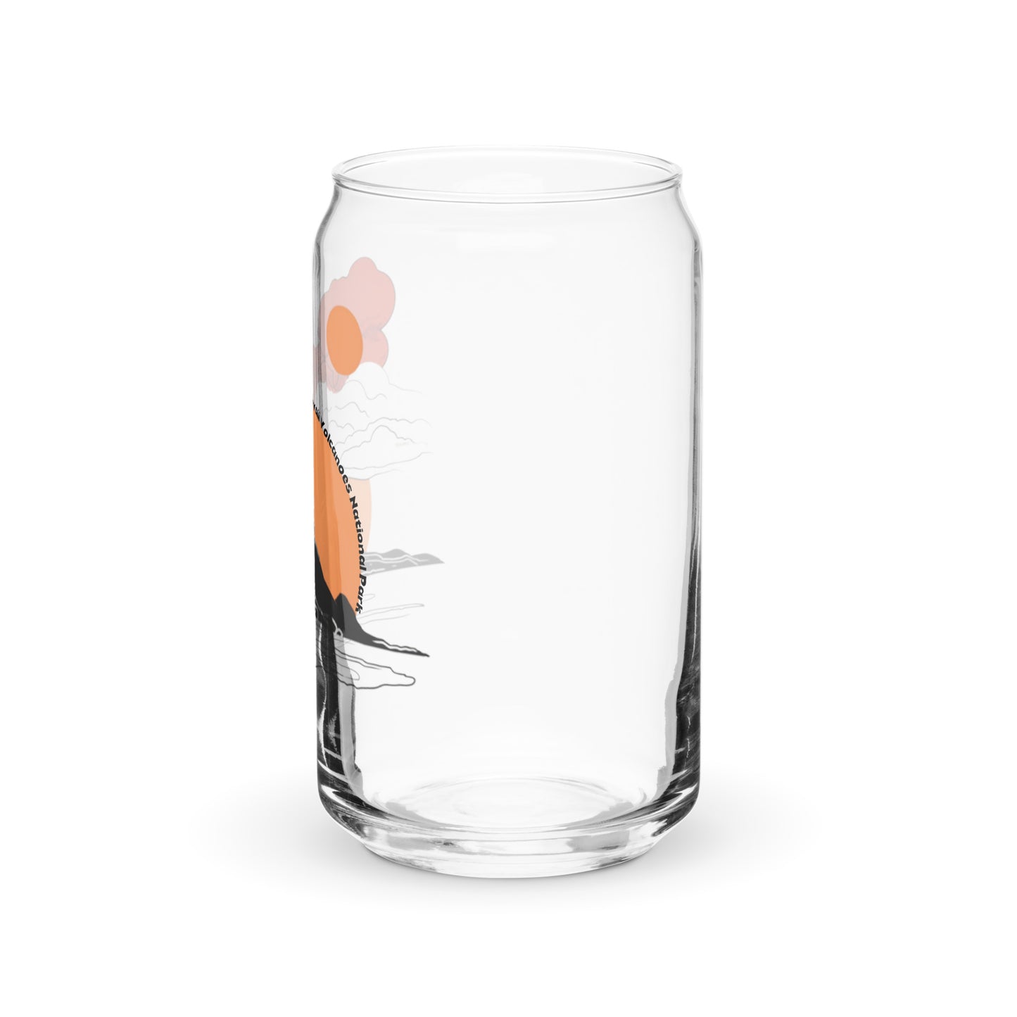 Hawaii Volcanoes National Park | 16 oz. Can-Shaped Beverage Glass | yeewfinder