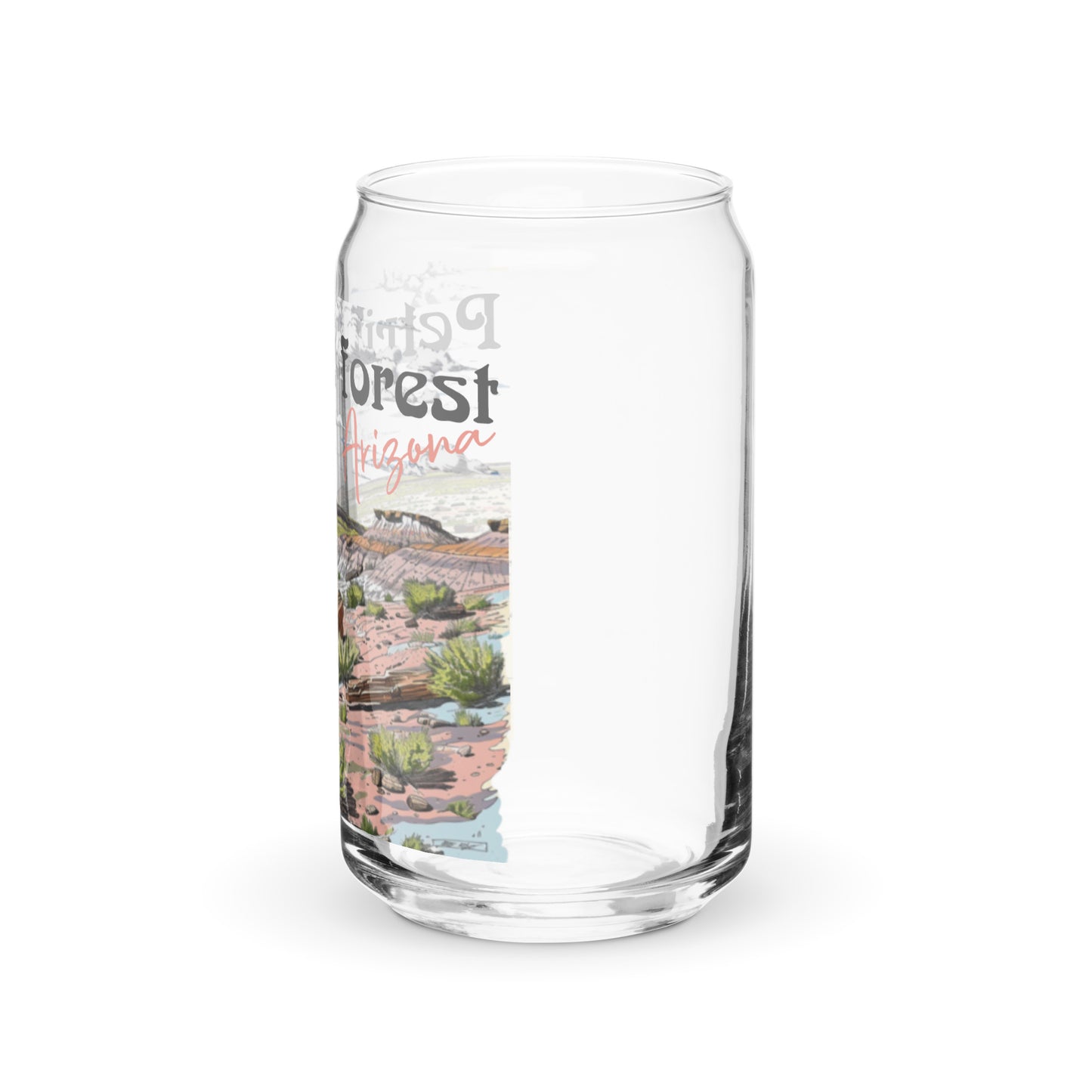 Petrified Forest National Park | 16 oz. Can-Shaped Beverage Glass | yeewfinder