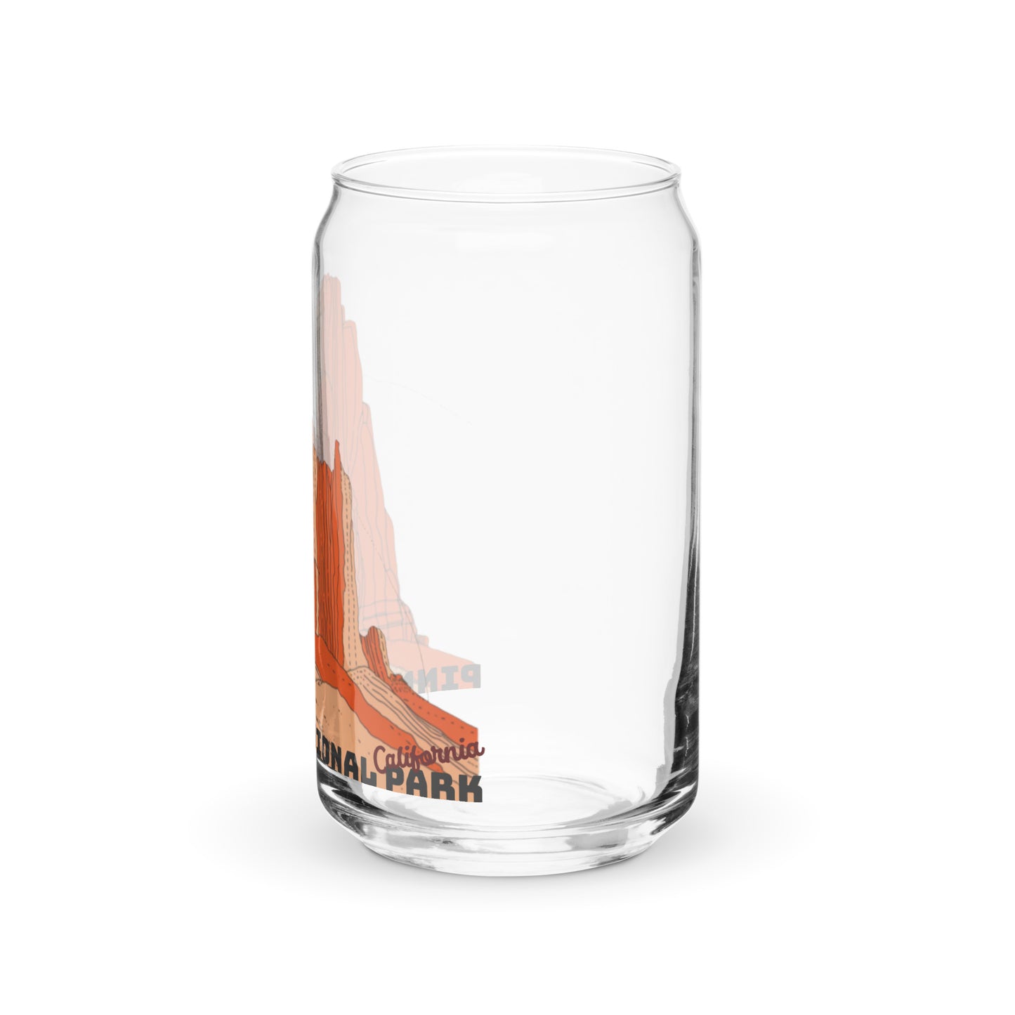 Pinnacles National Park | 16 oz. Can-Shaped Beverage Glass | yeewfinder
