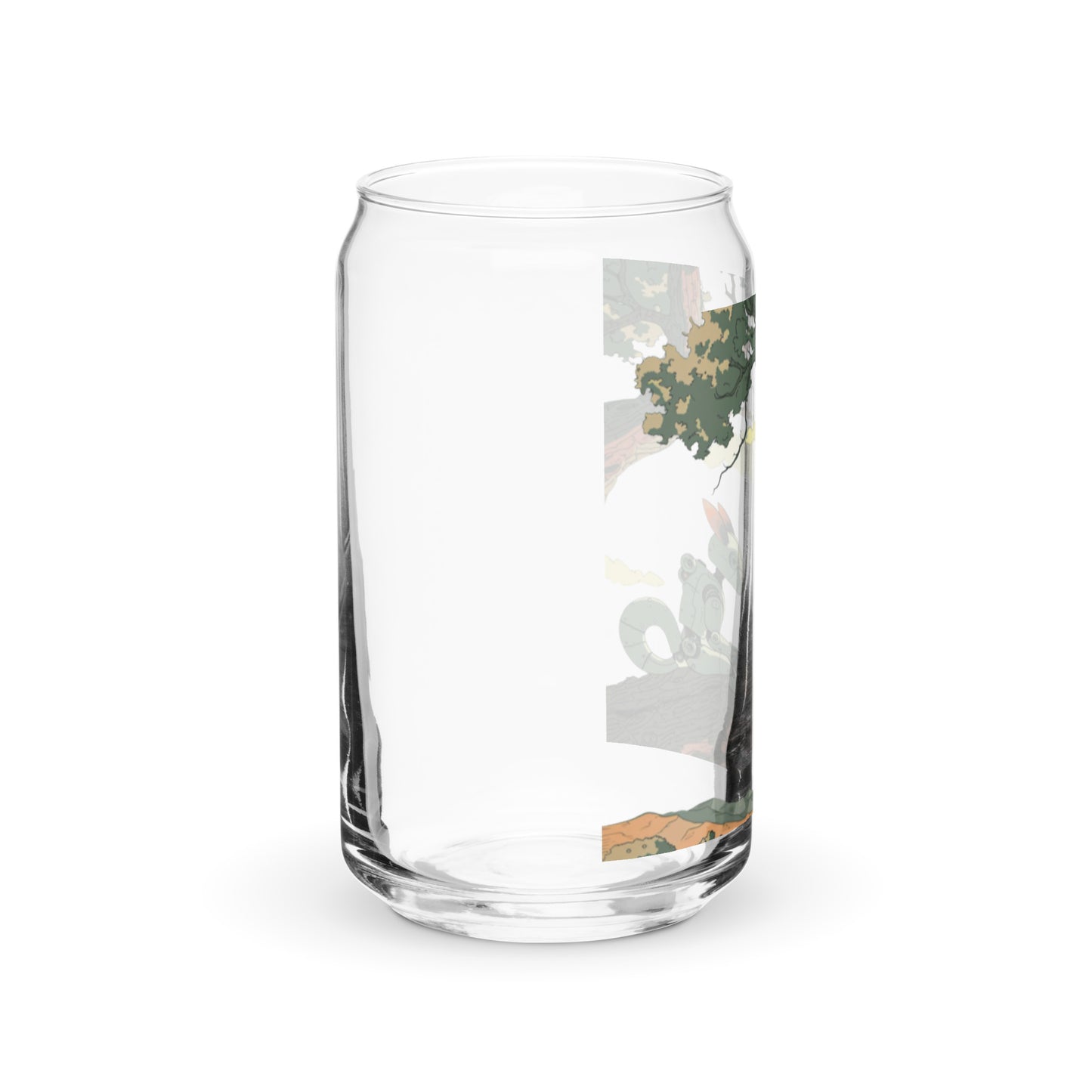 Sqrl-tron | 16oz. Can-Shaped Glass | yeewfinder