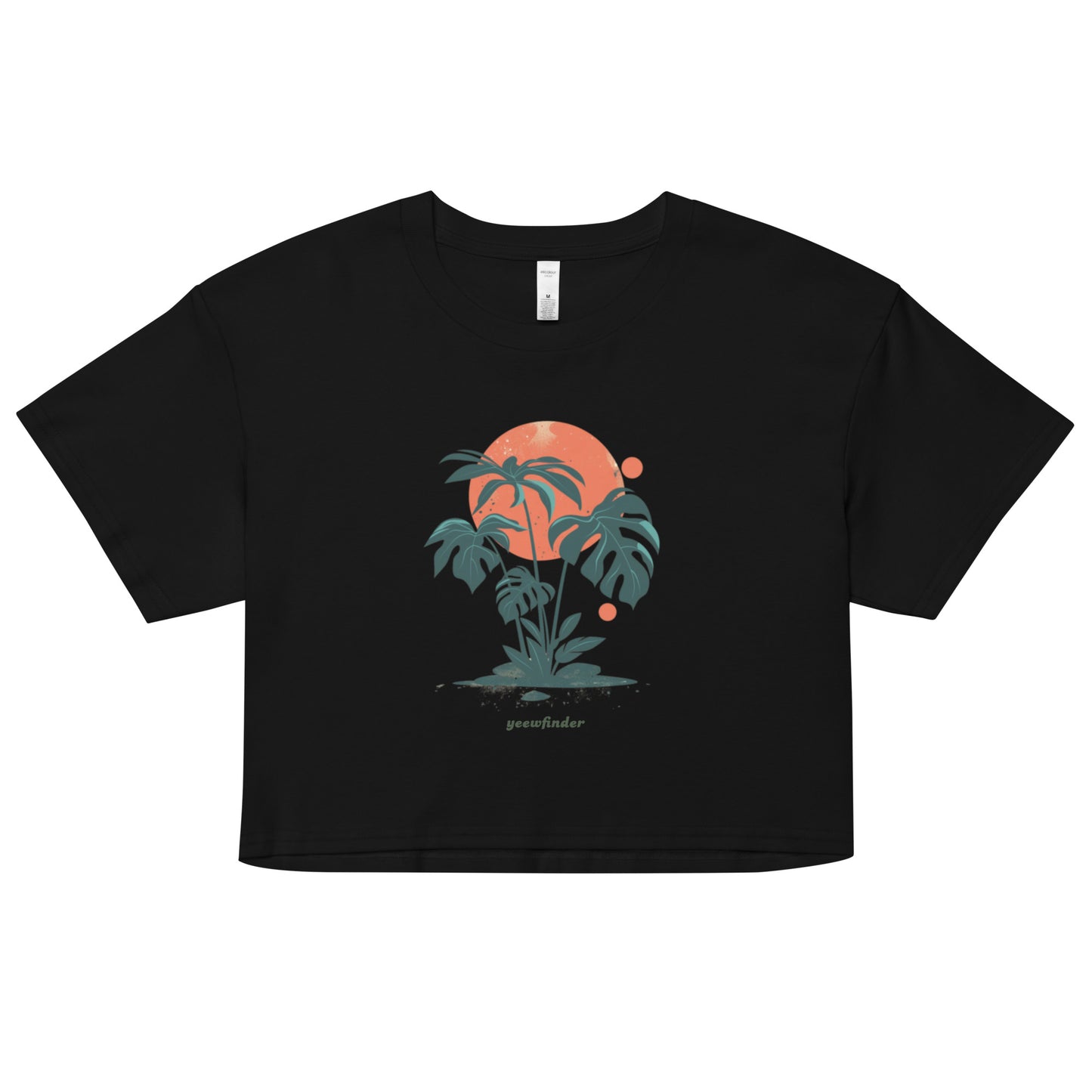 In My Monst-Era | Women’s Cotton Crop Top Shirt | yeewfinder