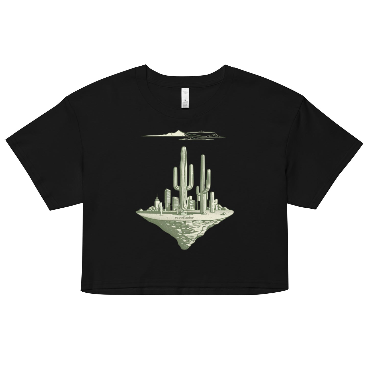 All That's Left | Women’s Cotton Crop Top Shirt | yeewfinder