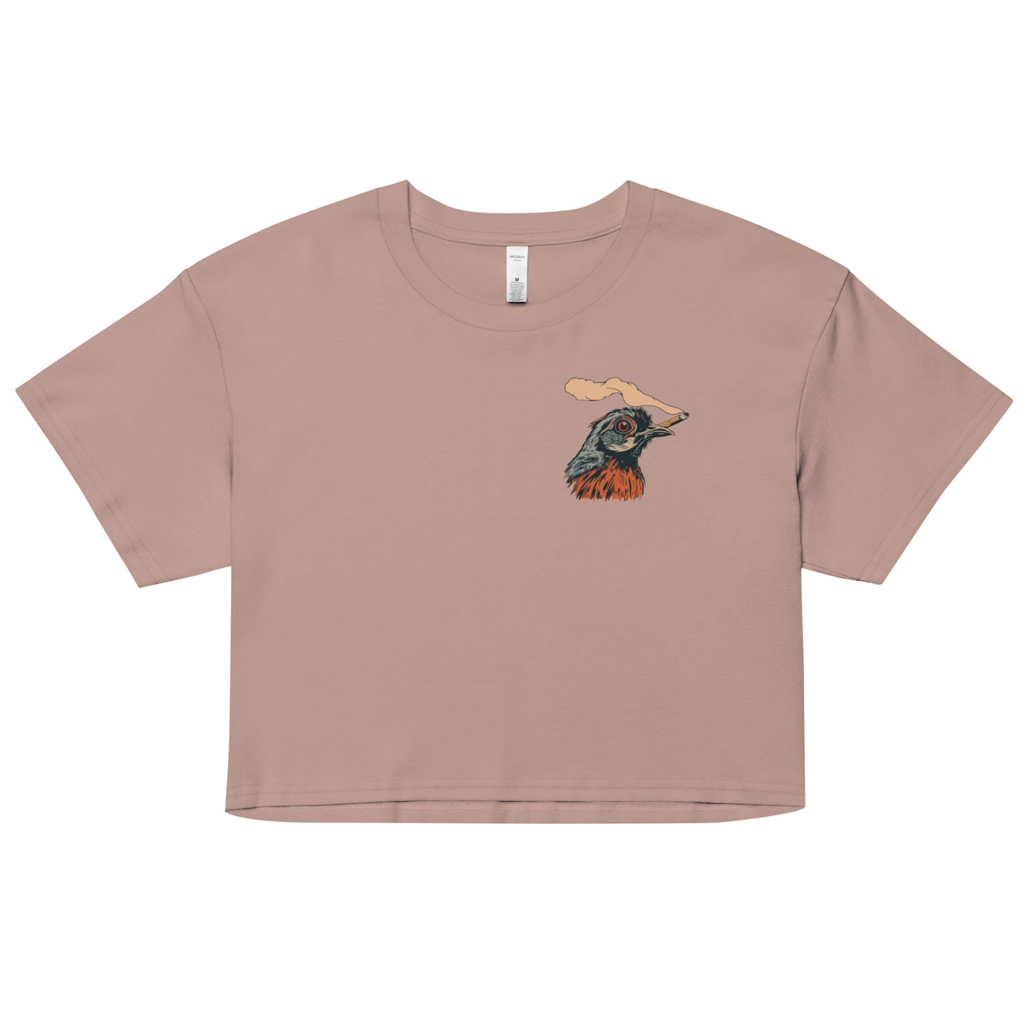Quail Blazin' | Women’s Crop Top Shirt | yeewfinder