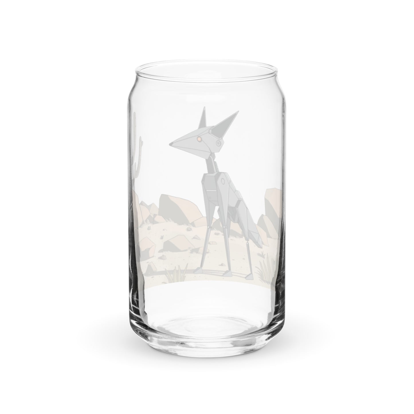 Robo-yote | 16 oz. Can-Shaped Beverage Glass | yeewfinder