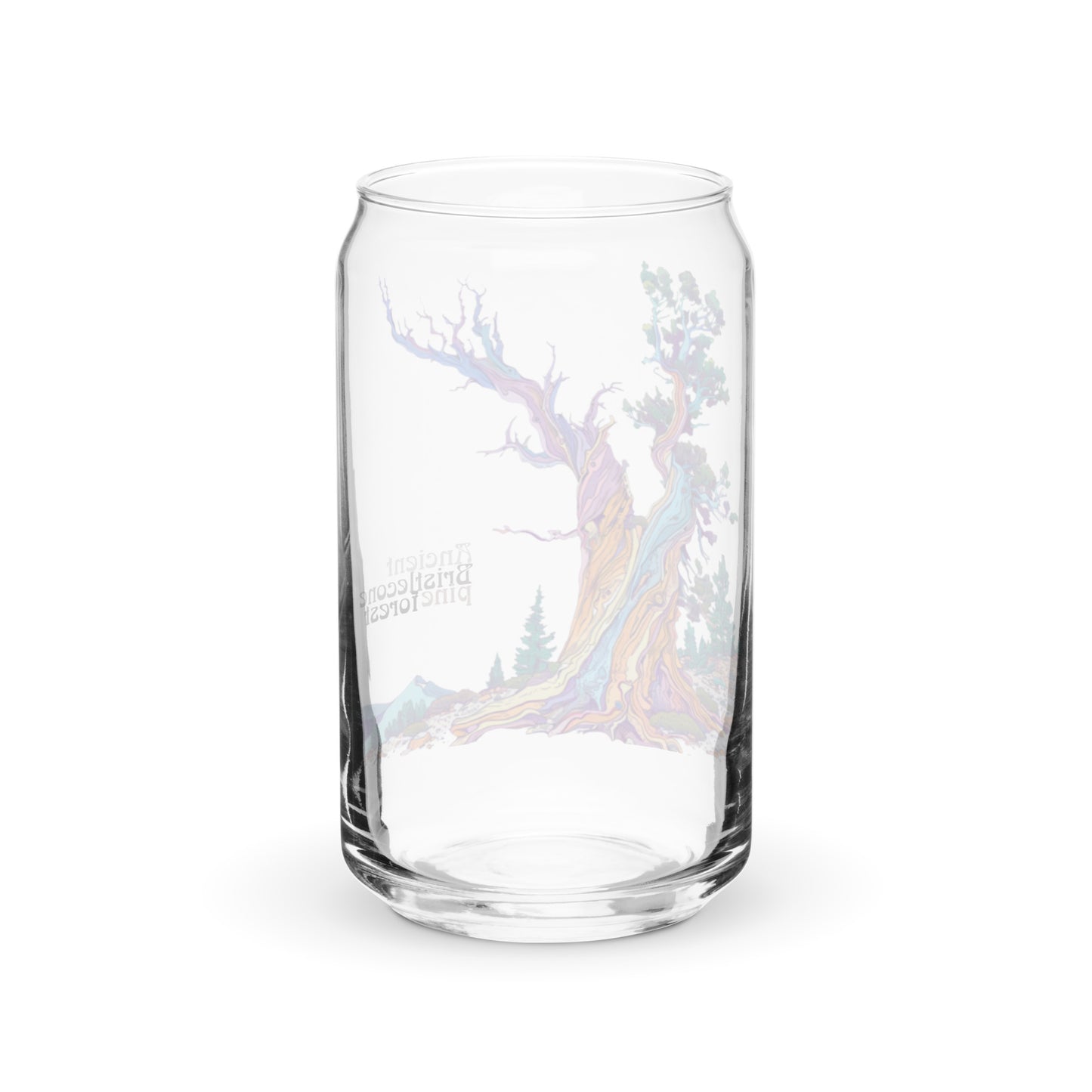 Ancient Bristlecone Pine Forest | 16 oz. Can-Shaped Beverage Glass | yeewfinder