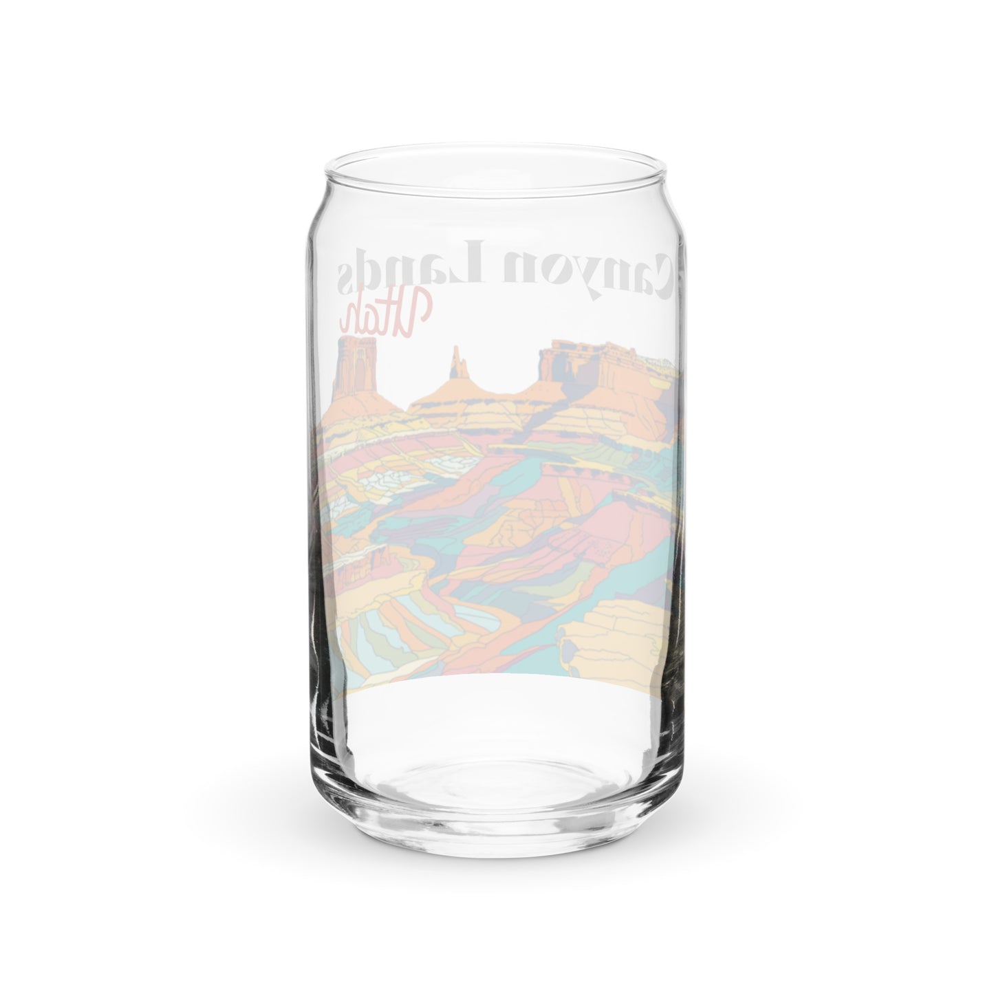 Canyon Lands National Park | 16 oz. Can-Shaped Beverage Glass | yeewfinder