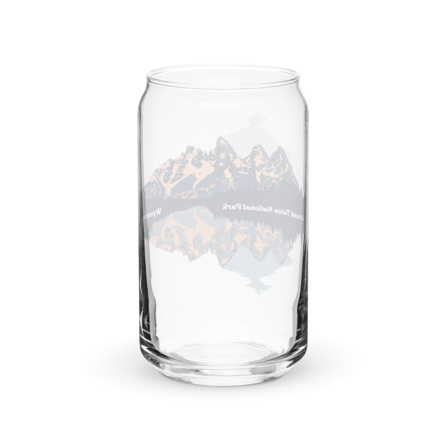 Grand Teton National Park | 16 oz. Can-Shaped Beverage Glass | yeewfinder