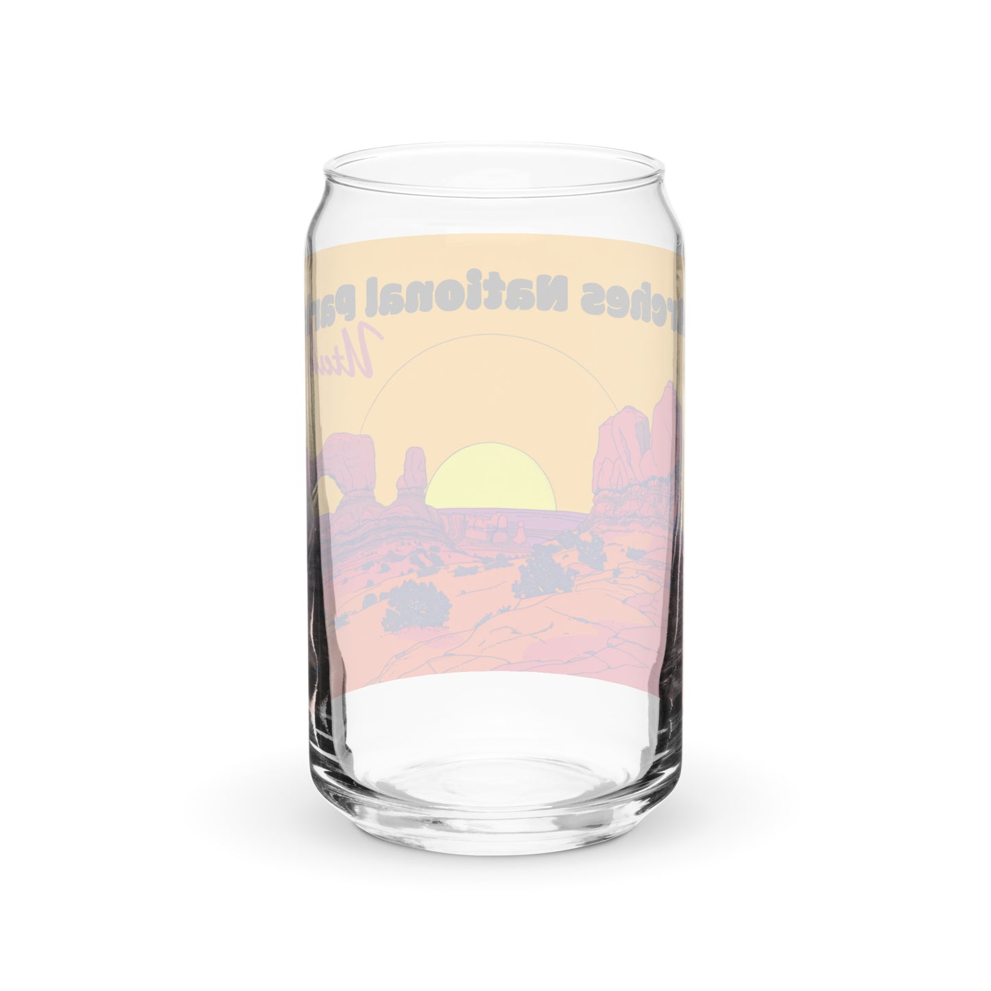 Arches National Park | 16 oz. Can-Shaped Beverage Glass | yeewfinder