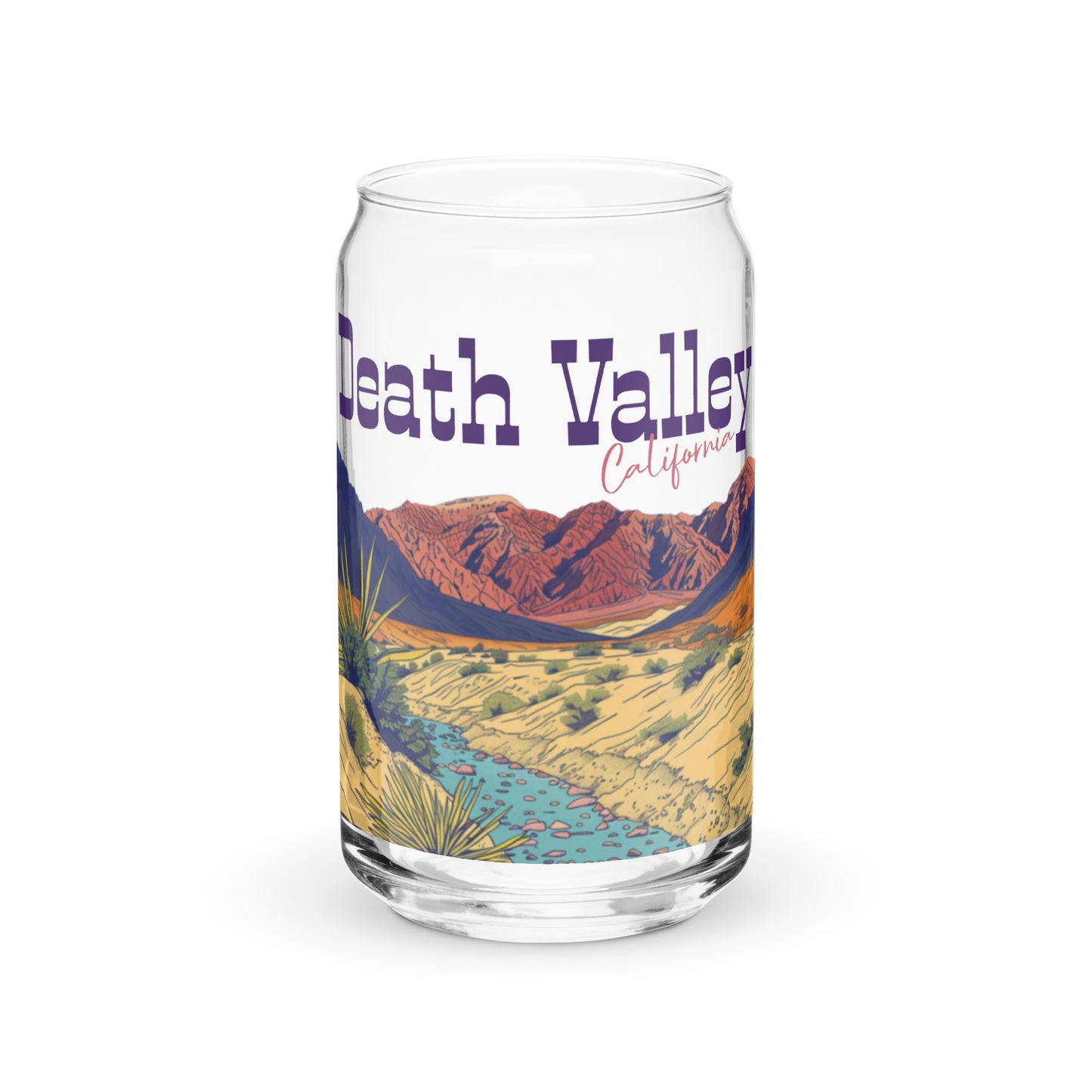 Death Valley National Park | 16 oz. Can-Shaped Beverage Glass