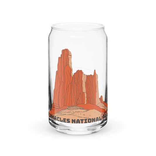 Pinnacles National Park | 16 oz. Can-Shaped Beverage Glass | yeewfinder