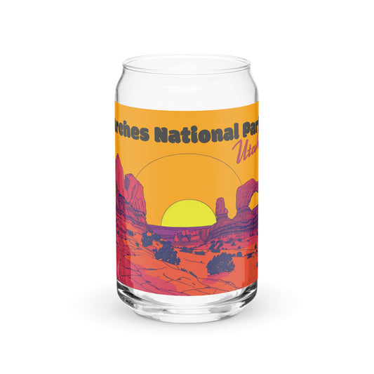 Arches National Park | 16 oz. Can-Shaped Beverage Glass | yeewfinder