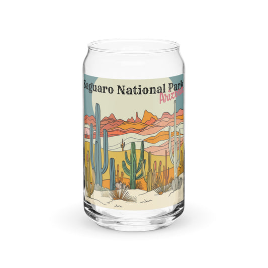 Saguaro National Park | 16 oz. Can-Shaped Beverage Glass | yeewfinder