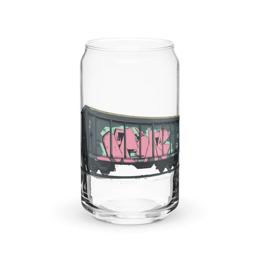 16 oz. Can-shaped Glass | Miami Glowup | yeewfinder