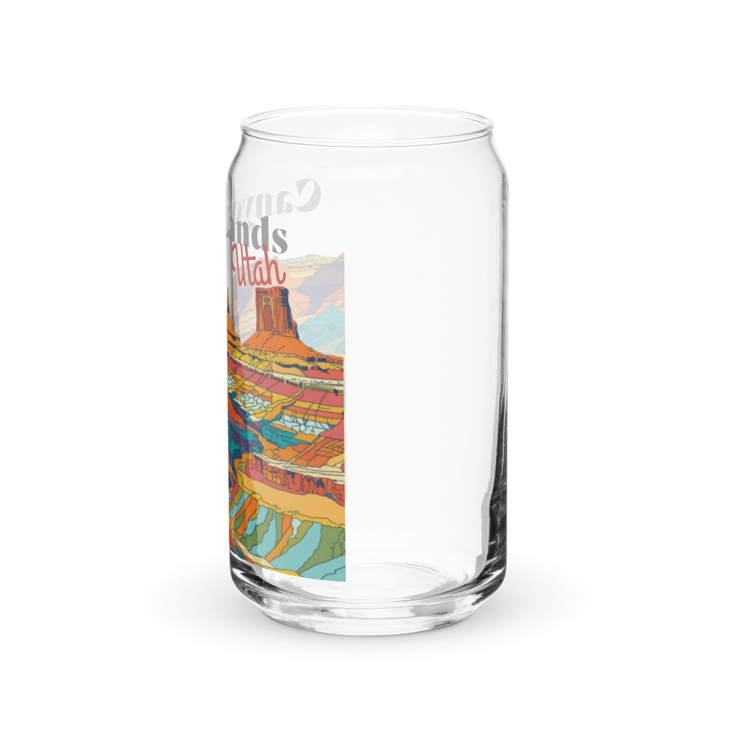 Canyon Lands National Park | 16 oz. Can-Shaped Beverage Glass | yeewfinder