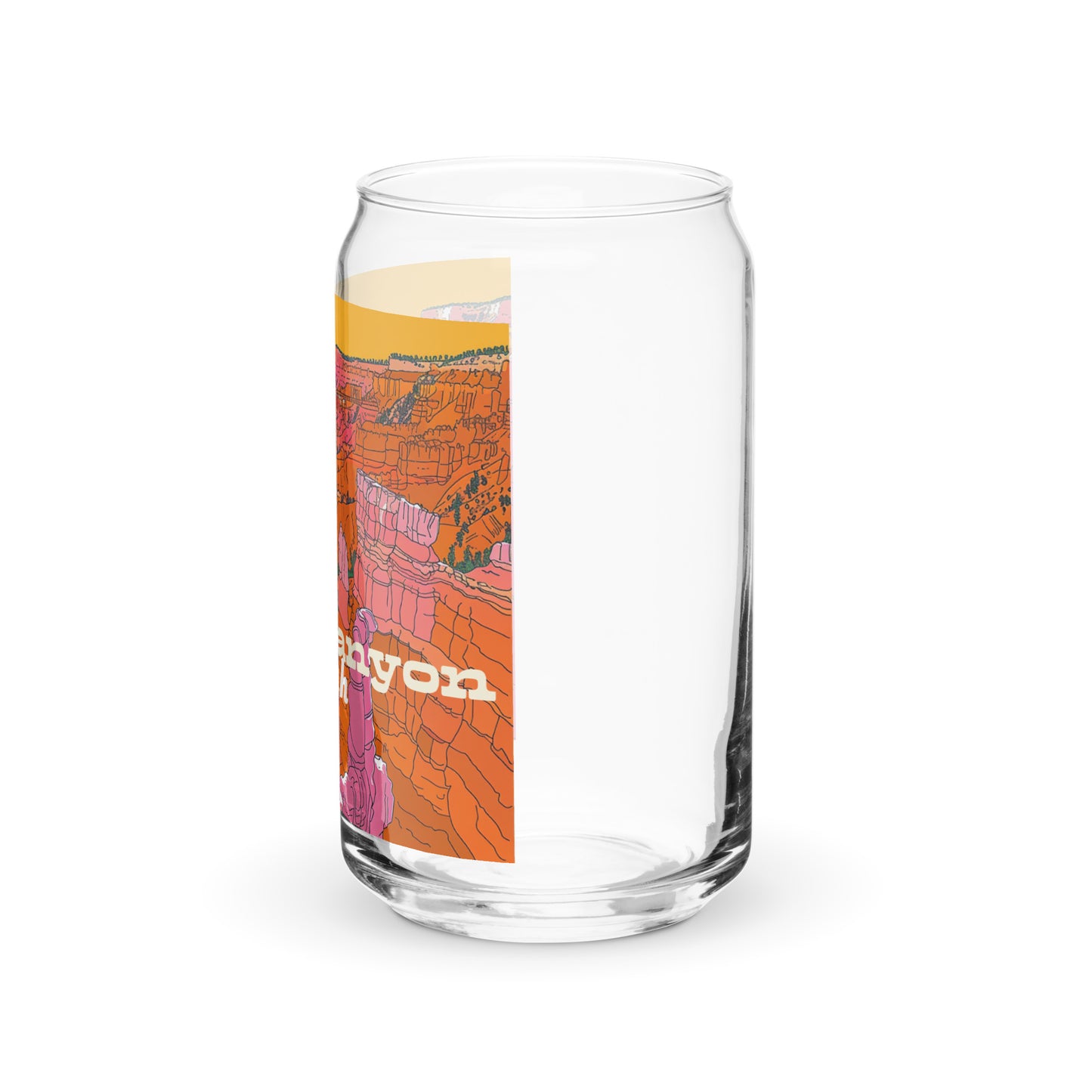 Bryce Canyon National Park | 16 oz. Can-Shaped Glass | yeewfinder