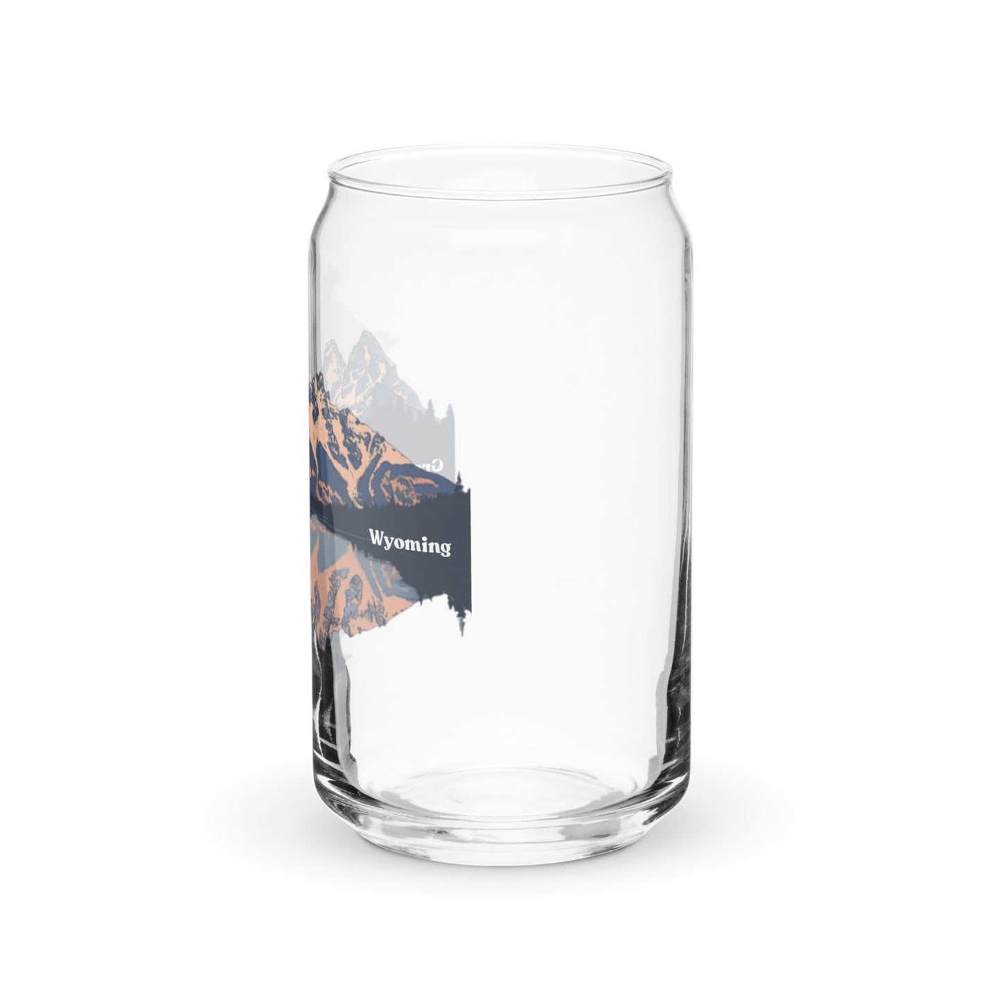 Grand Teton National Park | 16 oz. Can-Shaped Beverage Glass | yeewfinder