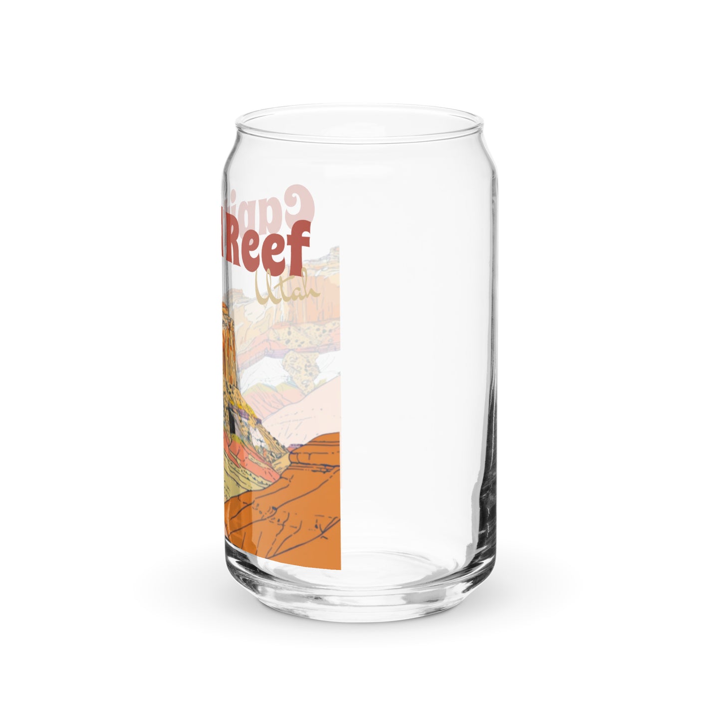 Capitol Reef National Park | 16 oz Can-Shaped Beverage Glass | yeewfinder