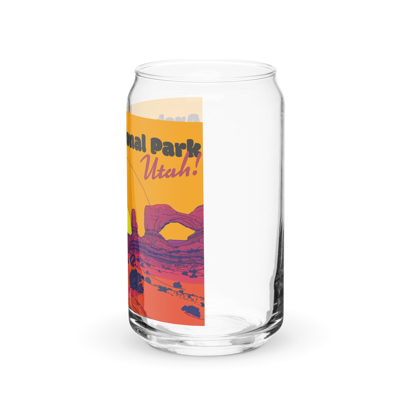 Arches National Park | 16 oz. Can-Shaped Beverage Glass | yeewfinder