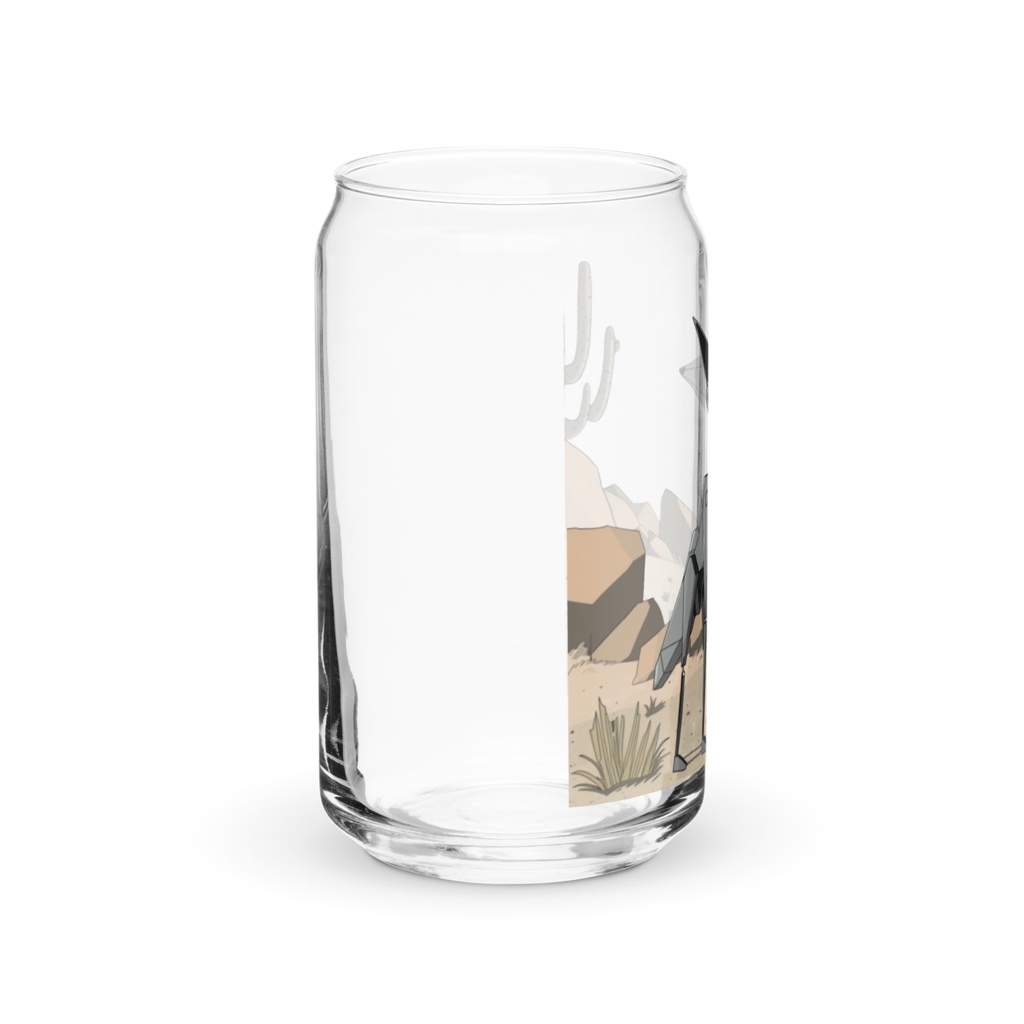 Robo-yote | 16 oz. Can-Shaped Beverage Glass | yeewfinder