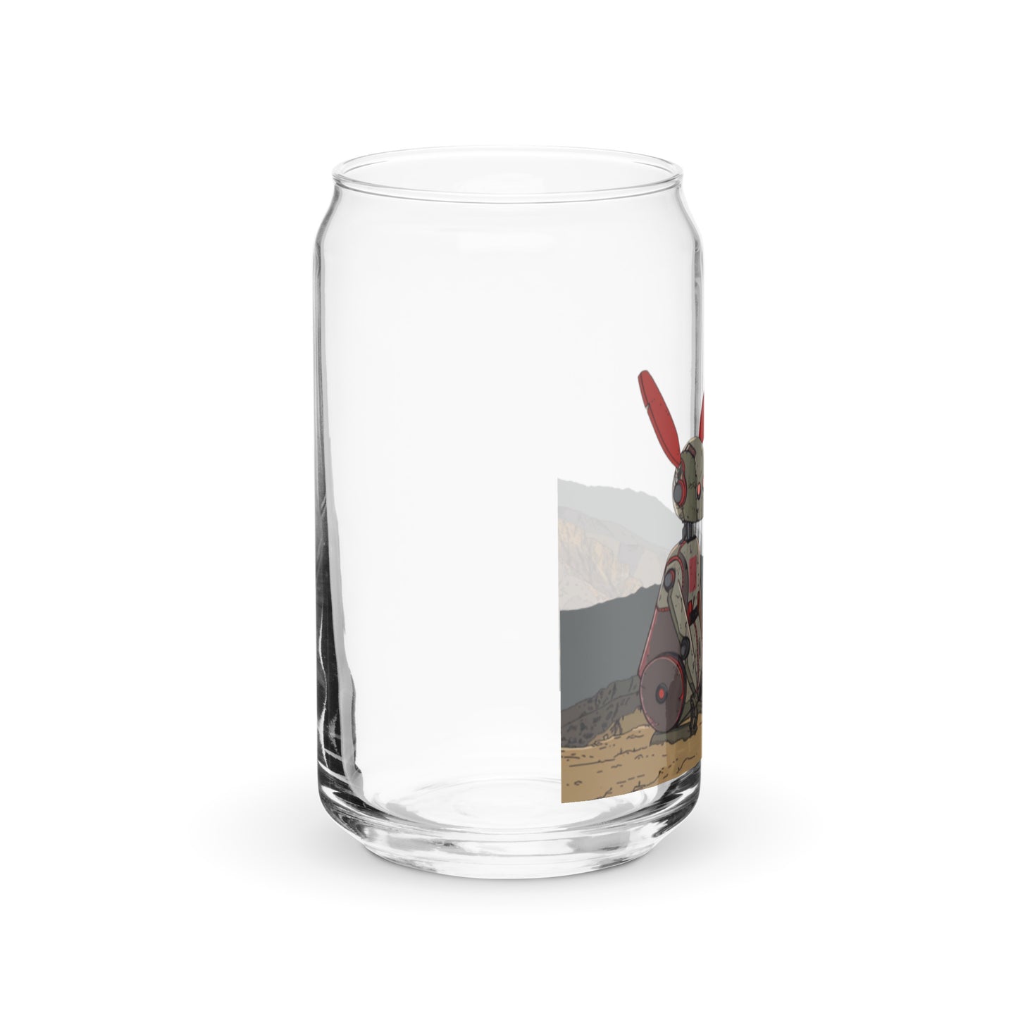 Rab-Bot | 16 oz. Can-shaped Beverage Glass | yeewfinder