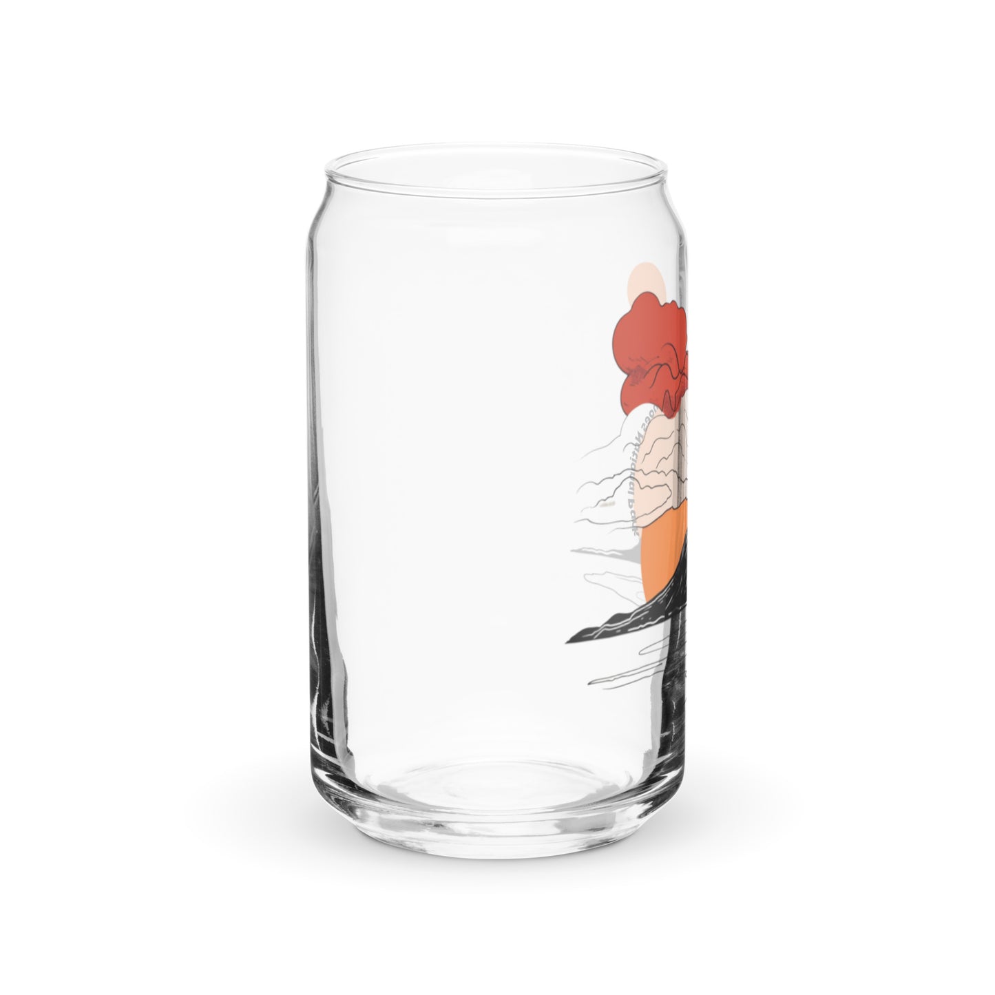 Hawaii Volcanoes National Park | 16 oz. Can-Shaped Beverage Glass | yeewfinder