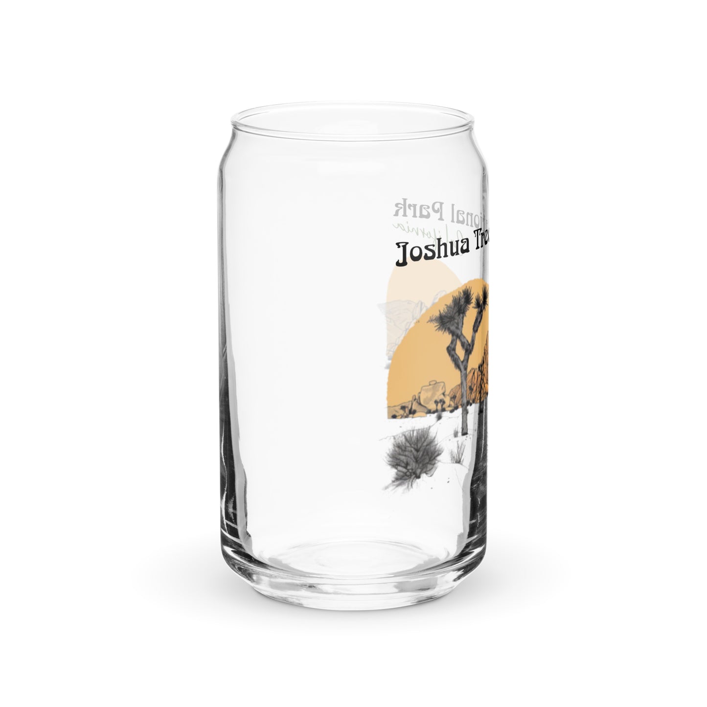 Joshua Tree National Park | 16 oz. Can-Shaped Beverage Glass | yeewfinder