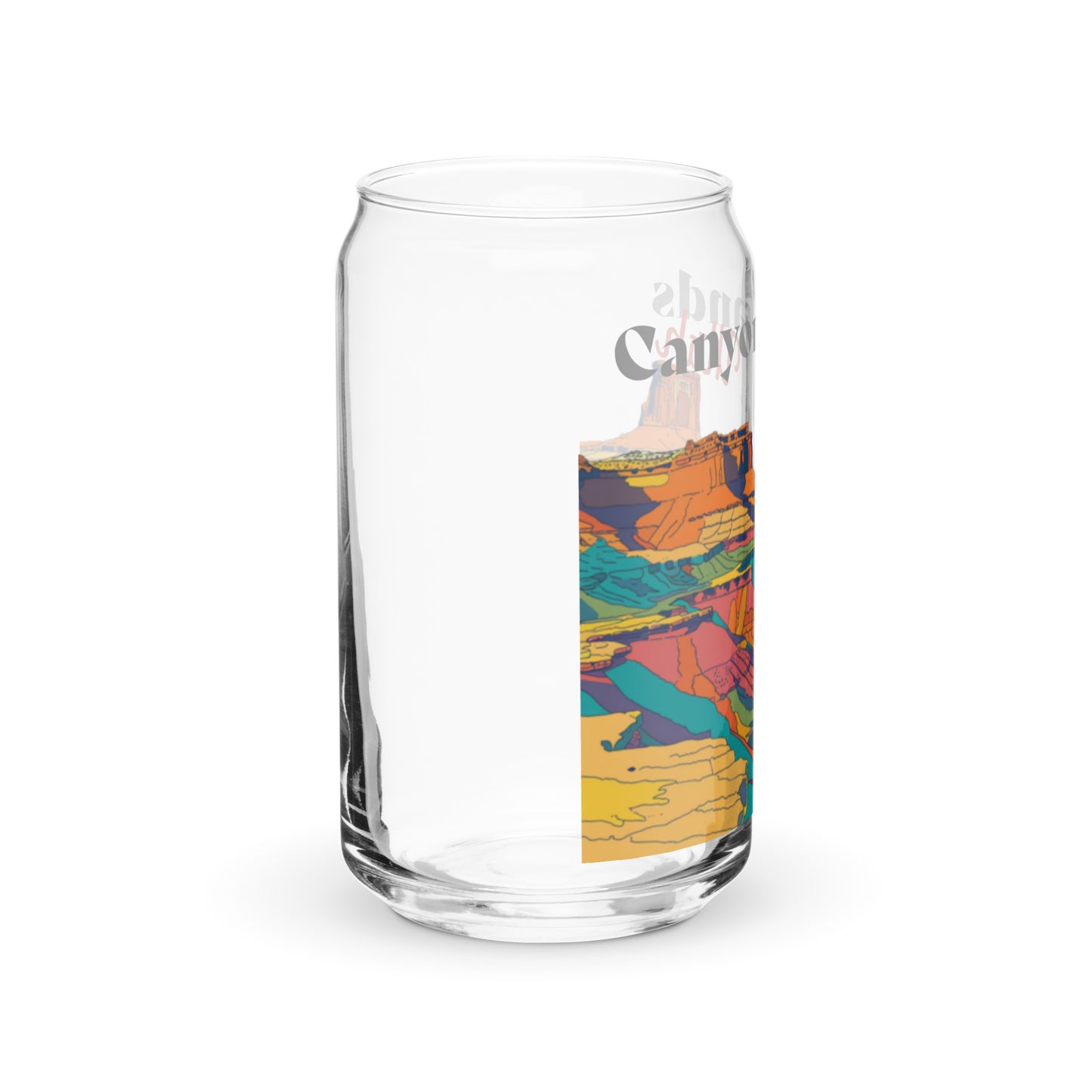 Canyon Lands National Park | 16 oz. Can-Shaped Beverage Glass | yeewfinder