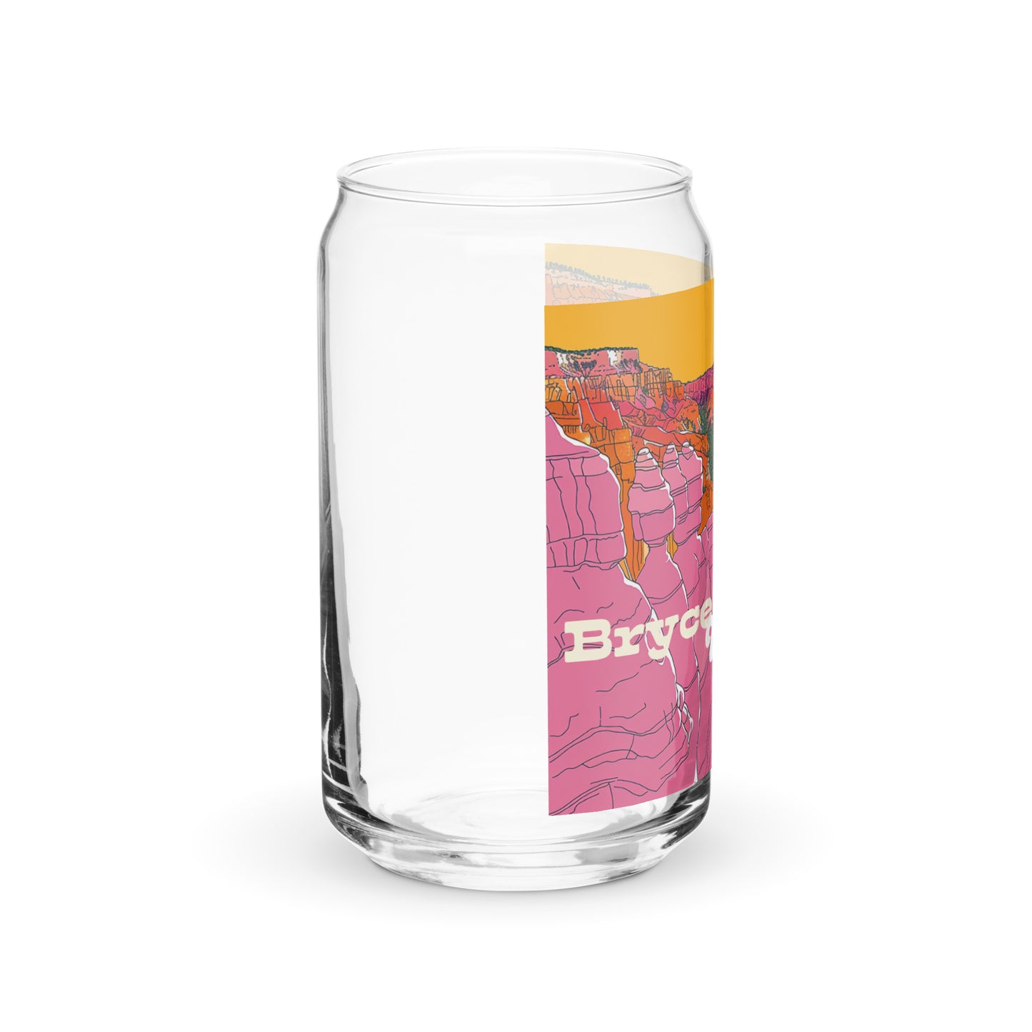 Bryce Canyon National Park | 16 oz. Can-Shaped Glass | yeewfinder