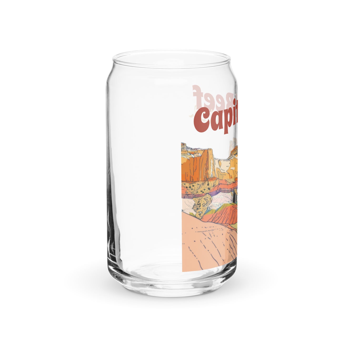 Capitol Reef National Park | 16 oz Can-Shaped Beverage Glass | yeewfinder