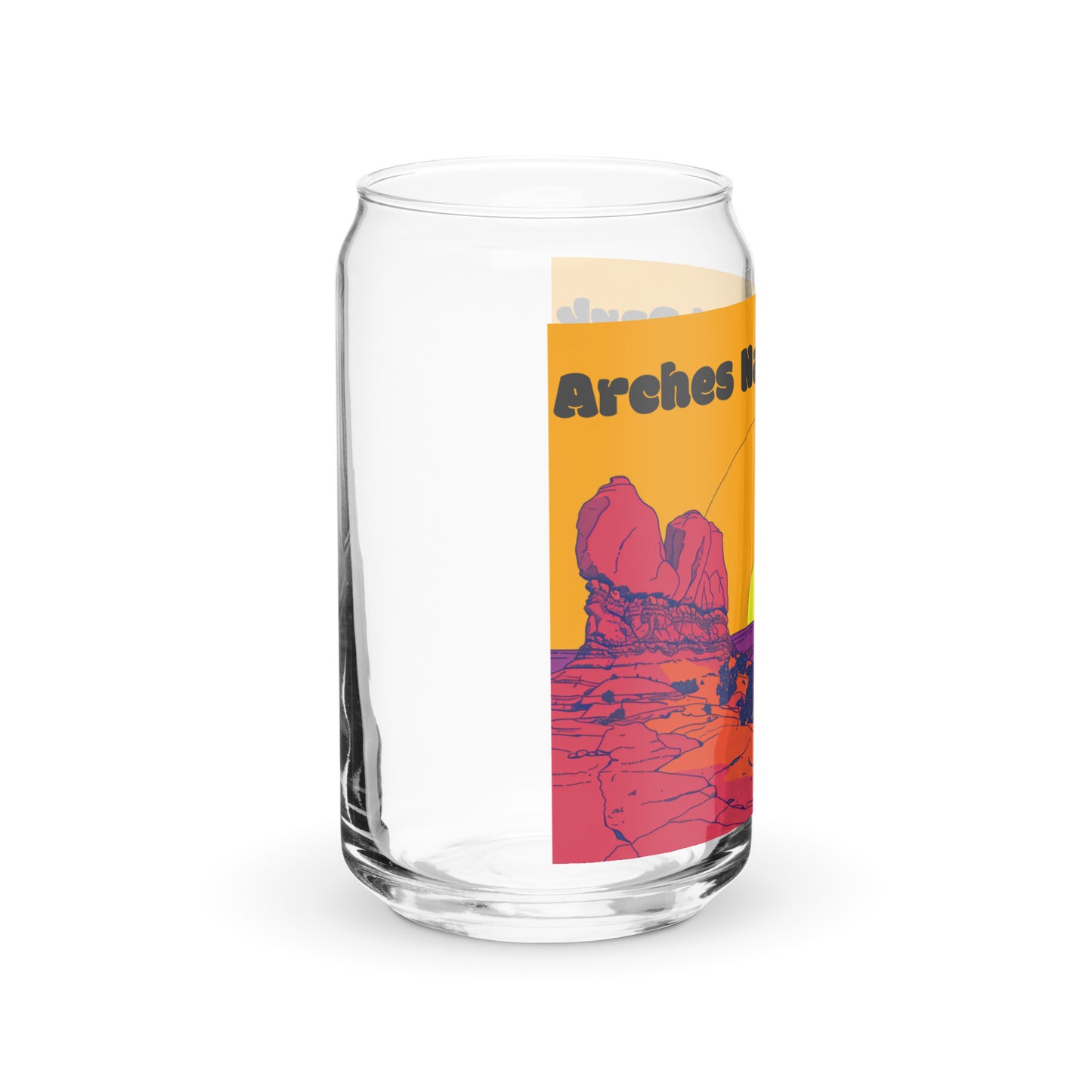 Arches National Park | 16 oz. Can-Shaped Beverage Glass | yeewfinder