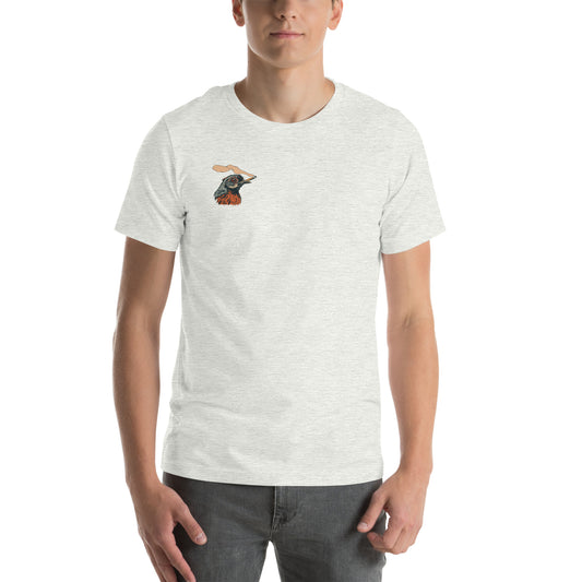 Quail Blazin' | Unisex Organic Cotton T-Shirt | yeewfinder