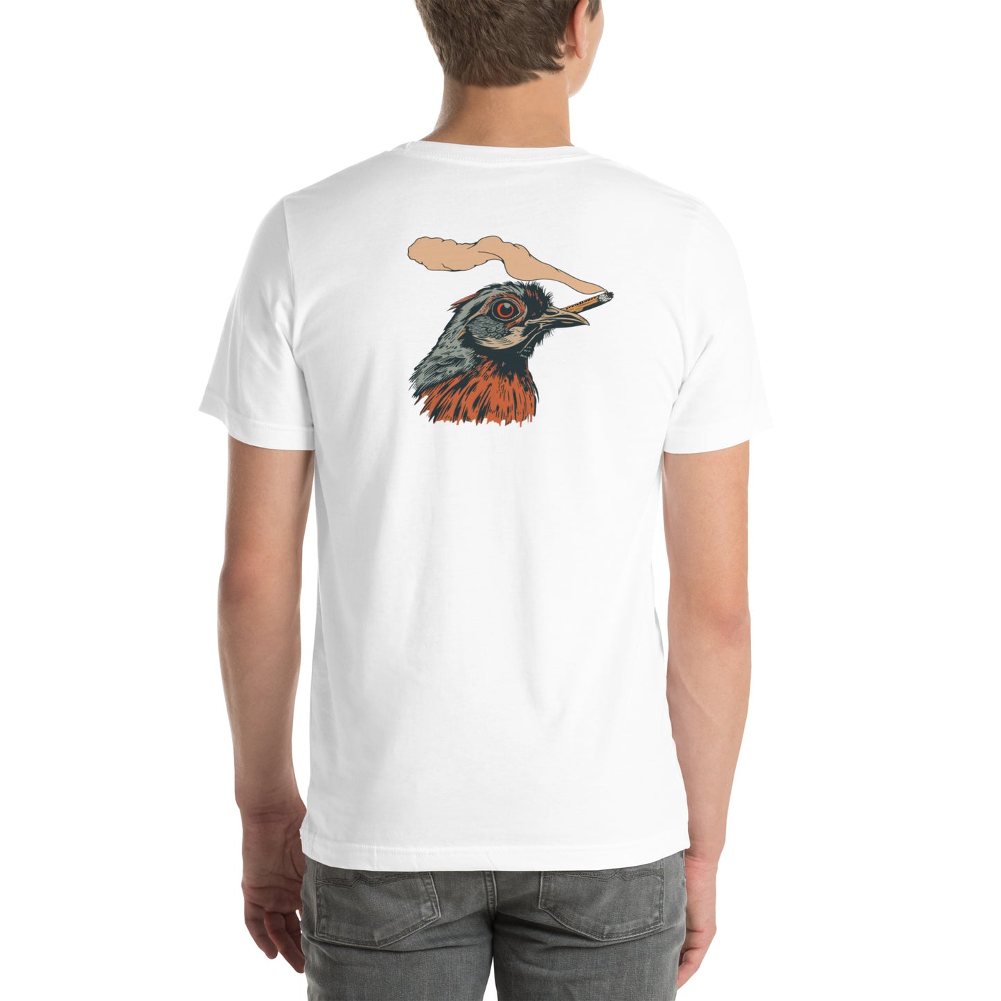 Quail Blazin' | Unisex Organic Cotton T-Shirt | yeewfinder