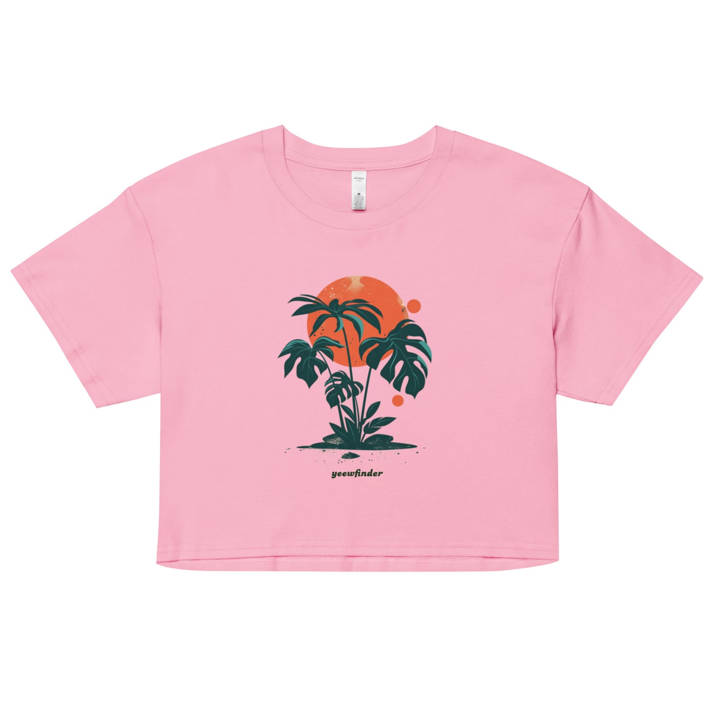 In My Monst-Era | Women’s Cotton Crop Top Shirt | yeewfinder