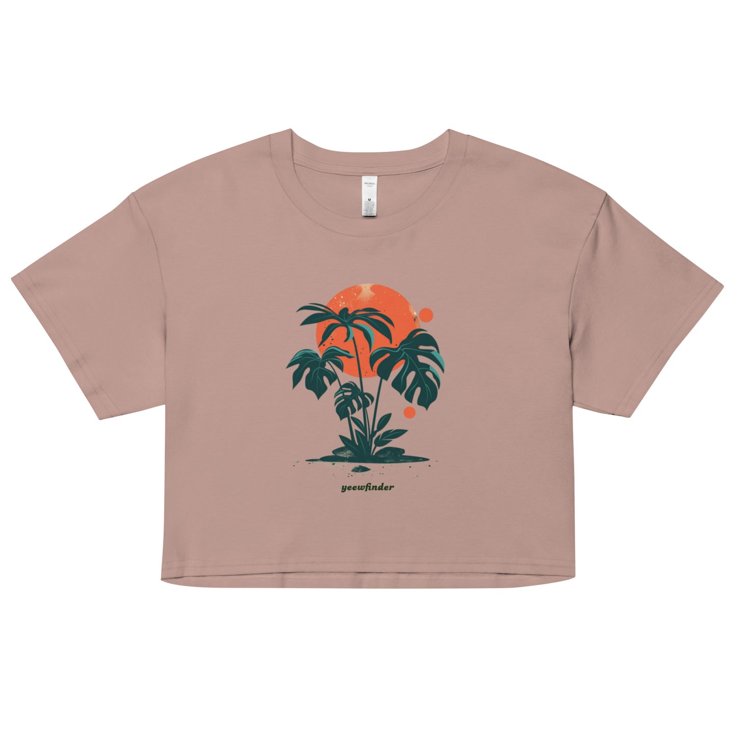 In My Monst-Era | Women’s Cotton Crop Top Shirt | yeewfinder
