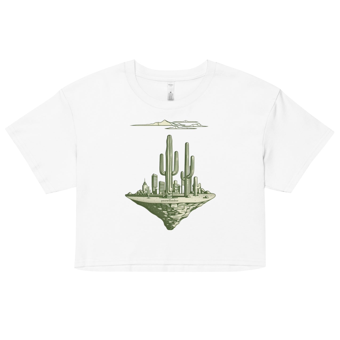 All That's Left | Women’s Cotton Crop Top Shirt | yeewfinder