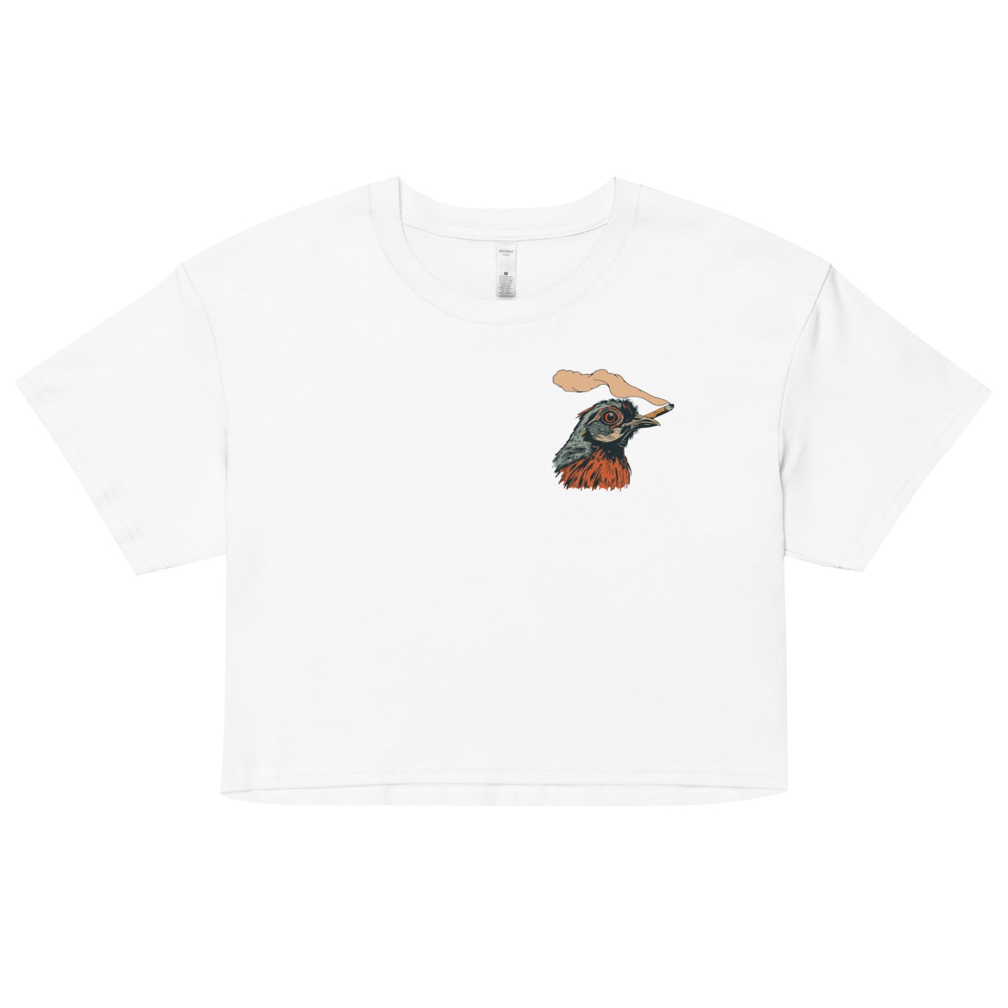 Quail Blazin' | Women’s Crop Top Shirt | yeewfinder