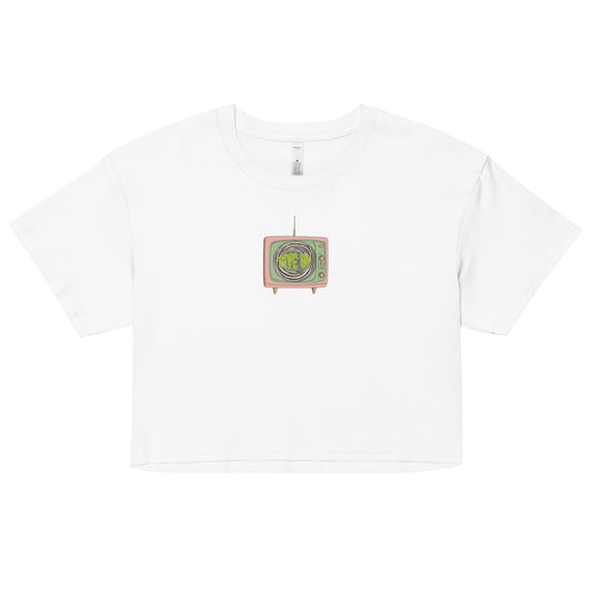 Give Up | Women’s Cotton Crop Top Shirt | yeewfinder